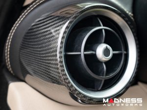 Alfa Romeo Giulia Interior Air Vent Cover Trim Kit - Carbon Fiber - Front Set - Feroce Carbon